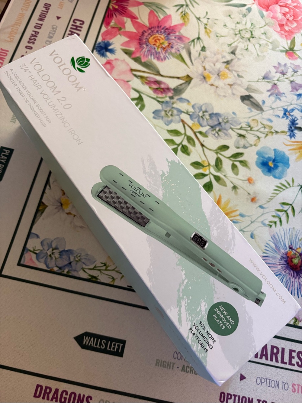 VOLUM 2.0 Hair Volumizing Iron by VOLOOM - Mint Green